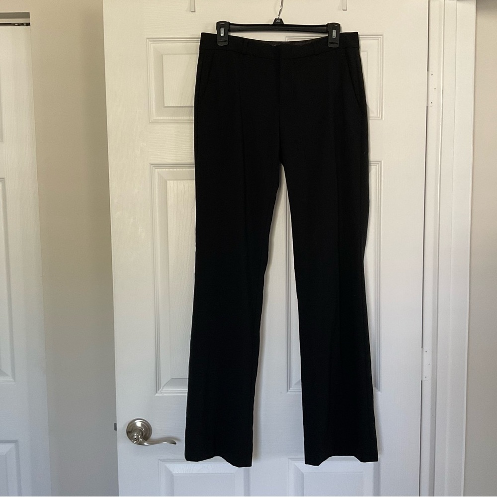 Black Women's Straight Leg Dress Pants